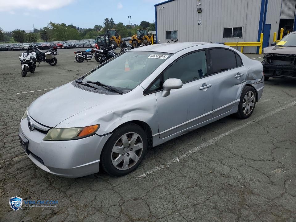 2008 HONDA CIVIC LX – Lot 55585846 auction photo