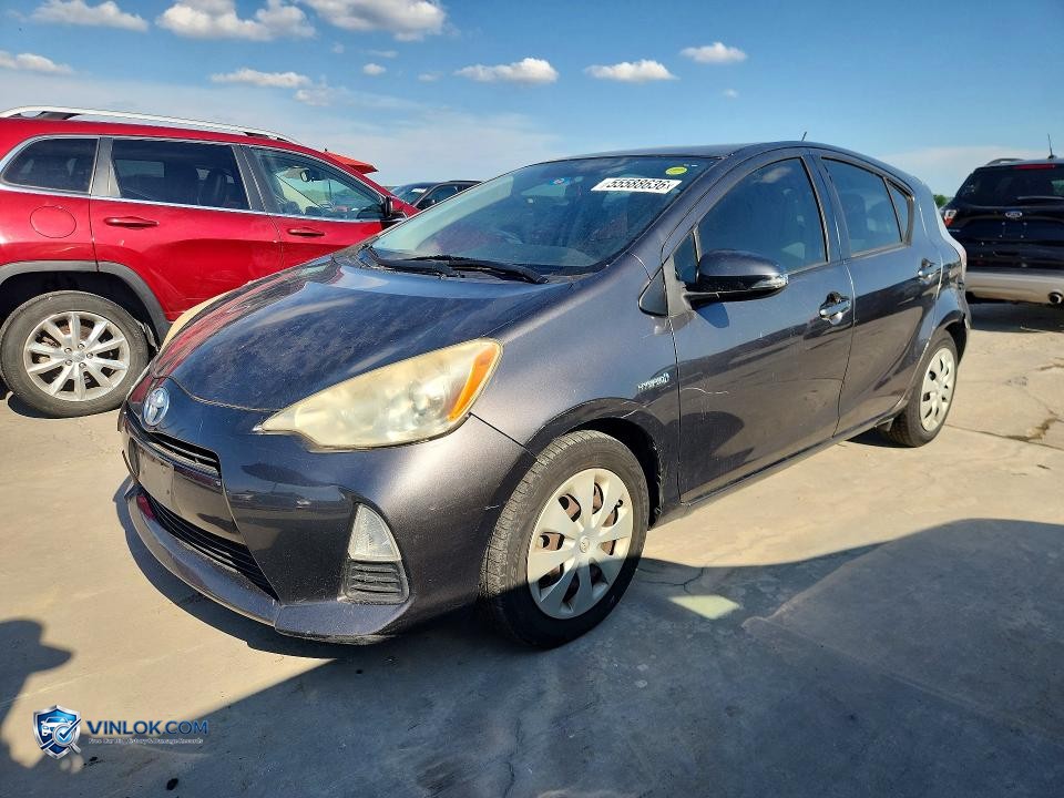 2013 TOYOTA PRIUS C ONE – Lot 55588636 auction photo