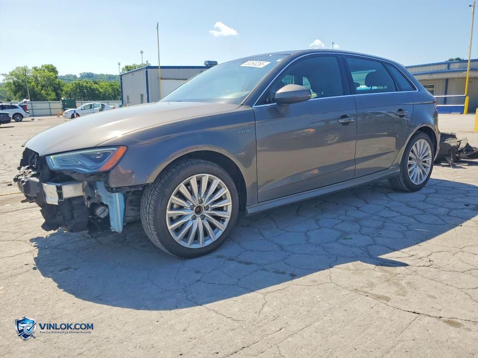 2016 AUDI A3 E-TRON PREMIUM PLUS – Lot 55593266 auction photo