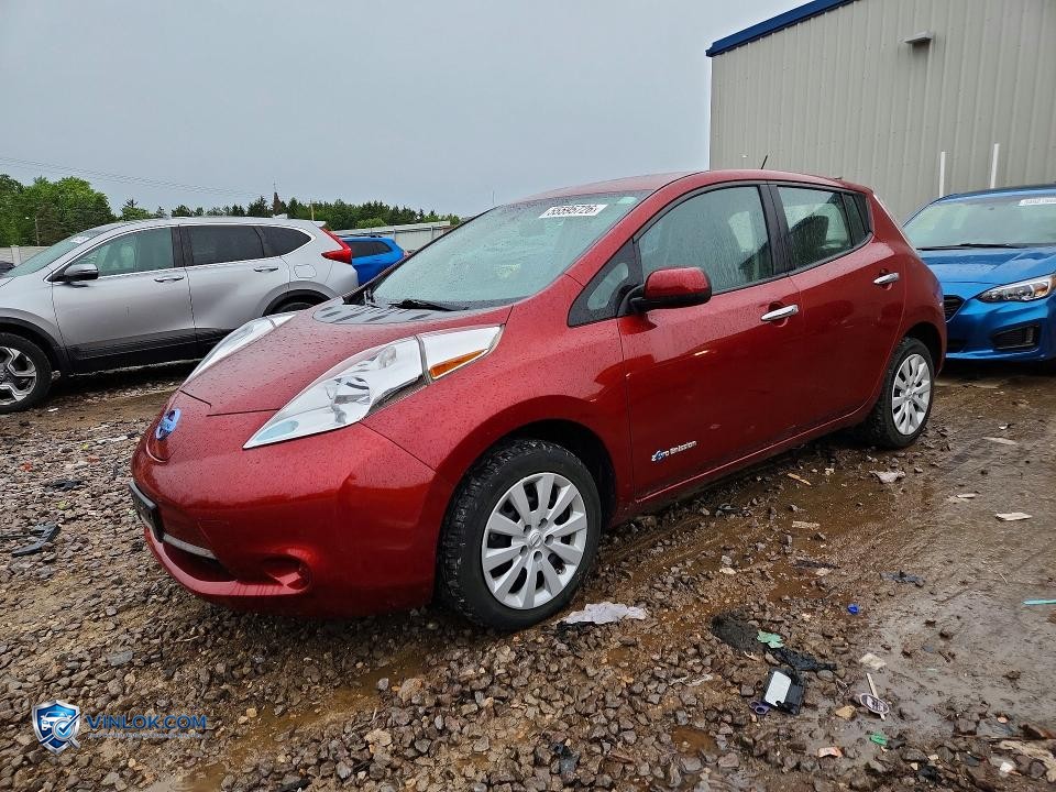 2015 NISSAN LEAF S – Lot 55595726 auction photo