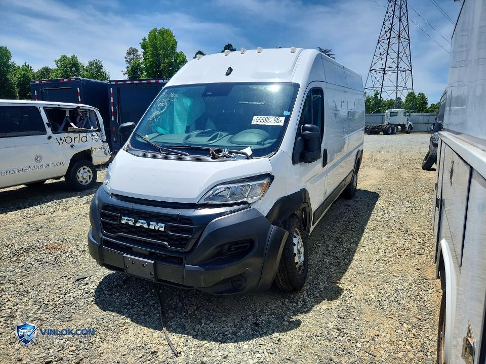 2023 RAM PROMASTER 2500 DELIVERY VAN – Lot 55599296 auction photo