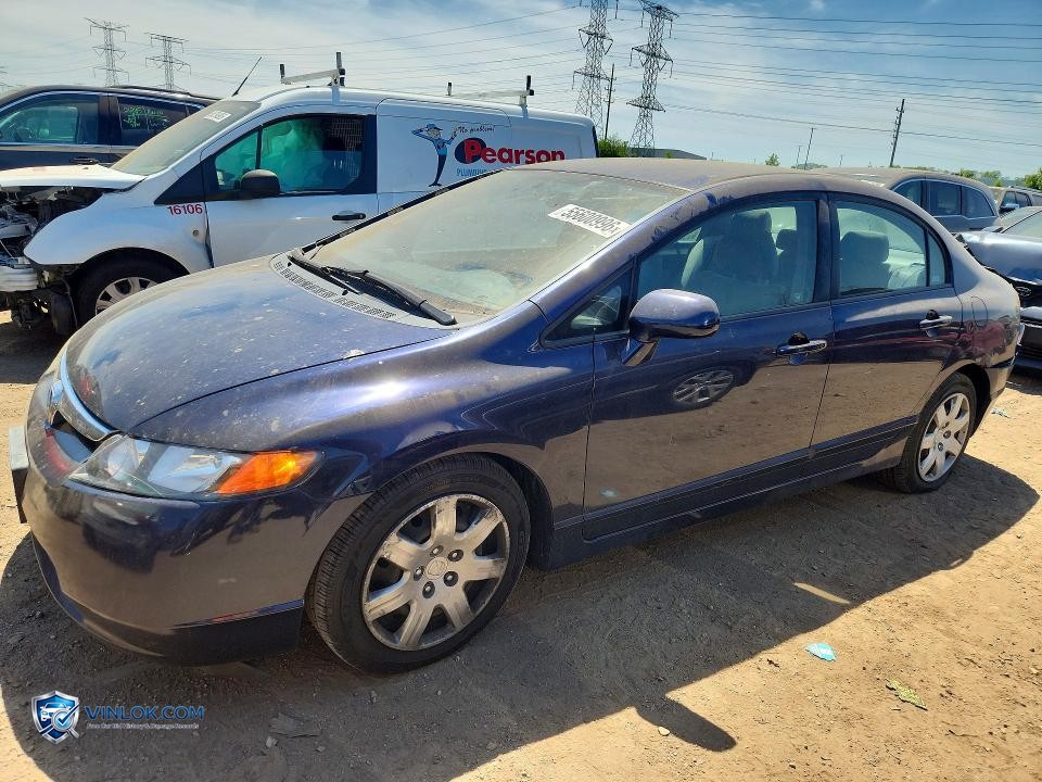 2007 HONDA CIVIC LX – Lot 55600996 auction photo