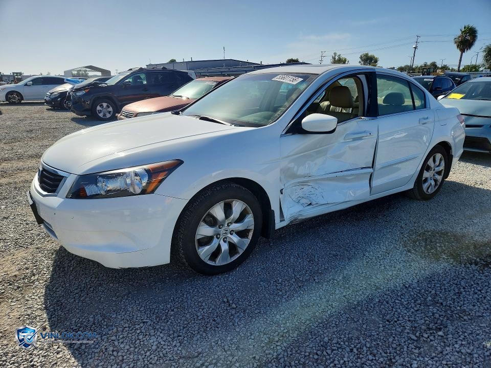 2008 HONDA ACCORD EXL – Lot 55601156 auction photo