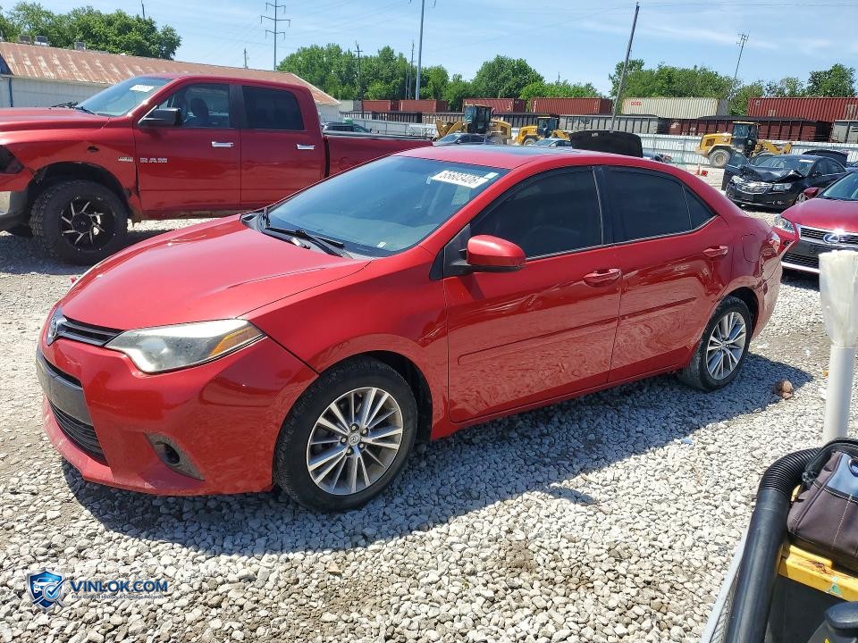 2015 TOYOTA COROLLA LE PREMIUM – Lot 55603406 auction photo