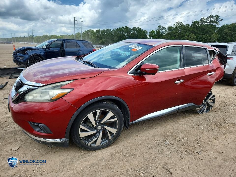 2015 NISSAN MURANO PLATINUM – Lot 55604306 auction photo