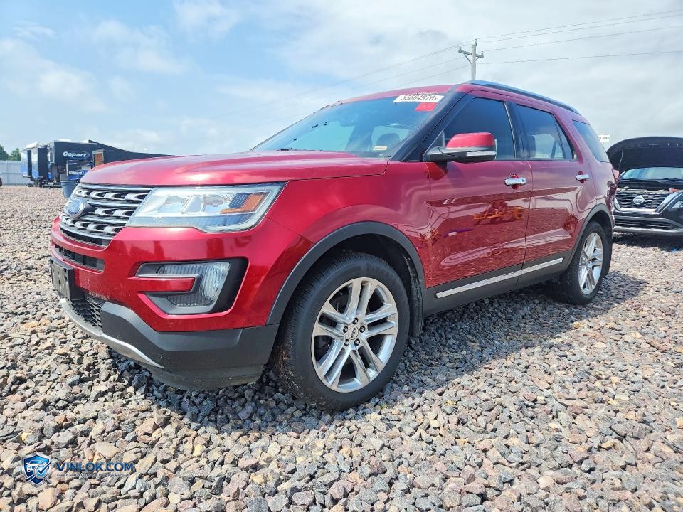 2016 FORD EXPLORER LIMITED – Lot 55604976 auction photo