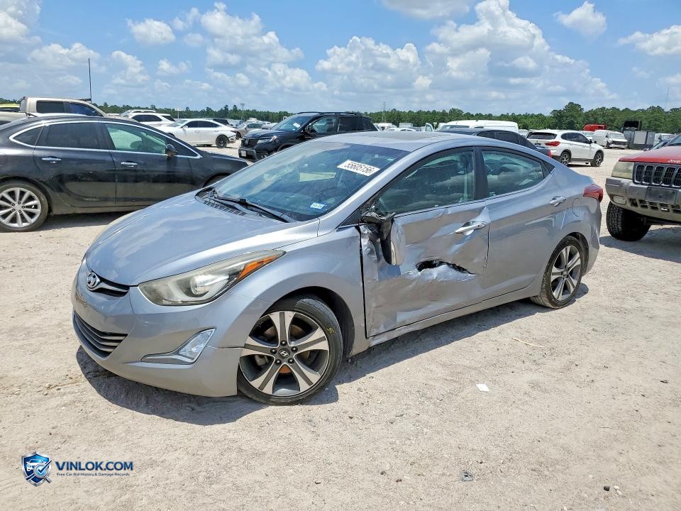 2014 HYUNDAI ELANTRA SPORT – Lot 55605156 auction photo