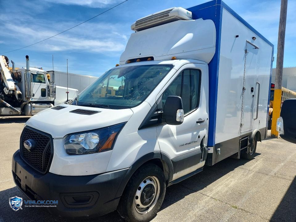 2022 FORD TRANSIT T-350 REFRIGERATED BOX TRUCK – Lot 55606276 auction photo