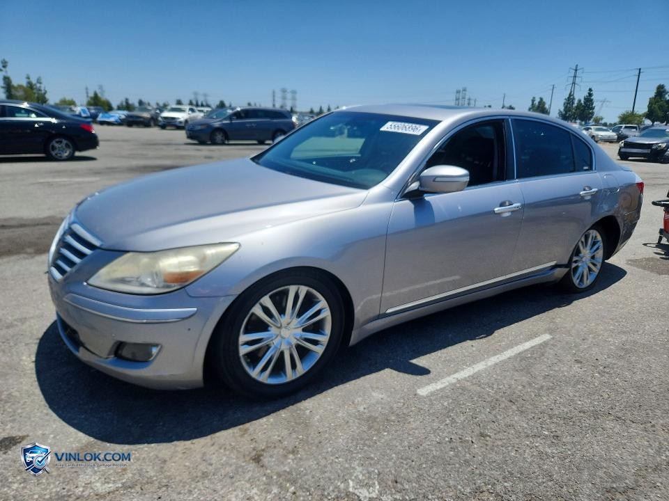 2011 HYUNDAI GENESIS 4.6L – Lot 55606896 auction photo
