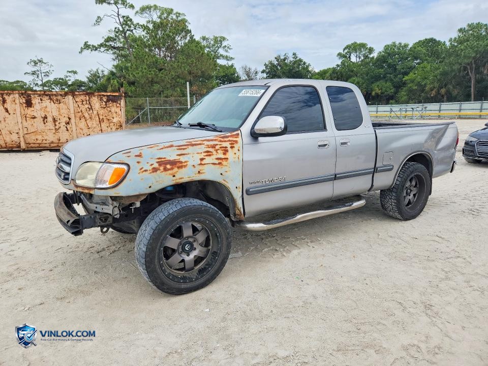 2002 TOYOTA TUNDRA SR5 V8 – Lot 55615266 auction photo