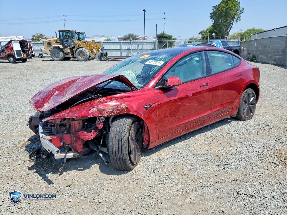2024 TESLA MODEL 3 – Lot 55618516 auction photo