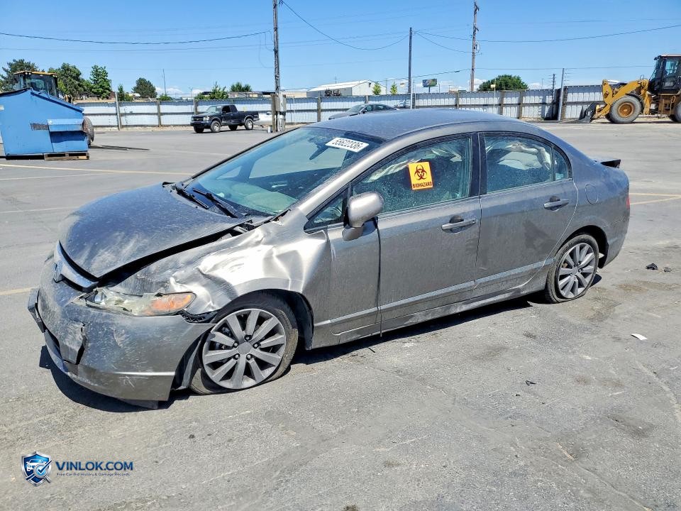 2008 HONDA CIVIC LX – Lot 55622336 auction photo