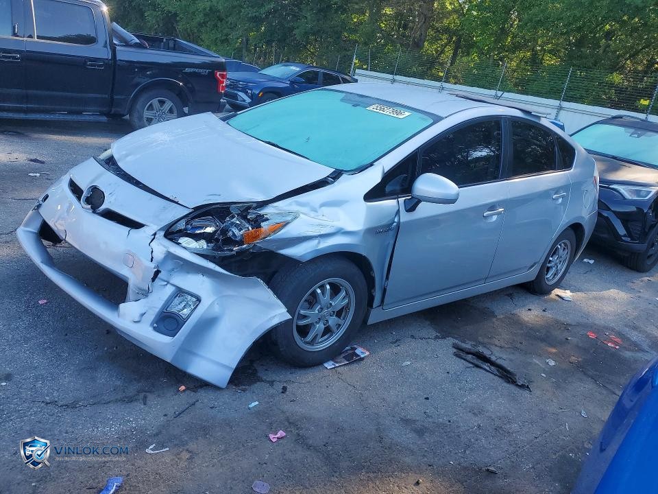 2010 TOYOTA PRIUS III – Lot 55627996 auction photo
