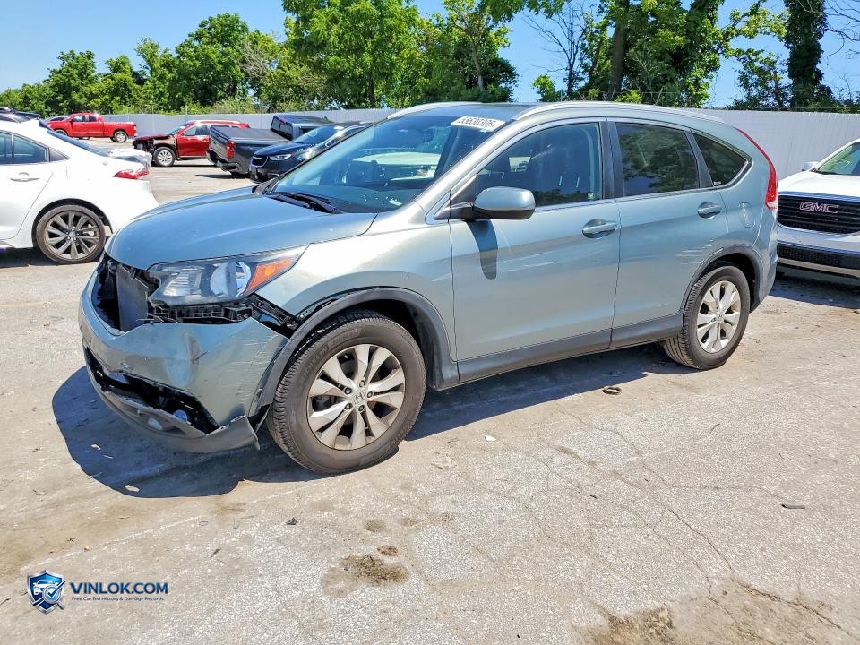 2012 HONDA CR-V EXL – Lot 55630306 auction photo