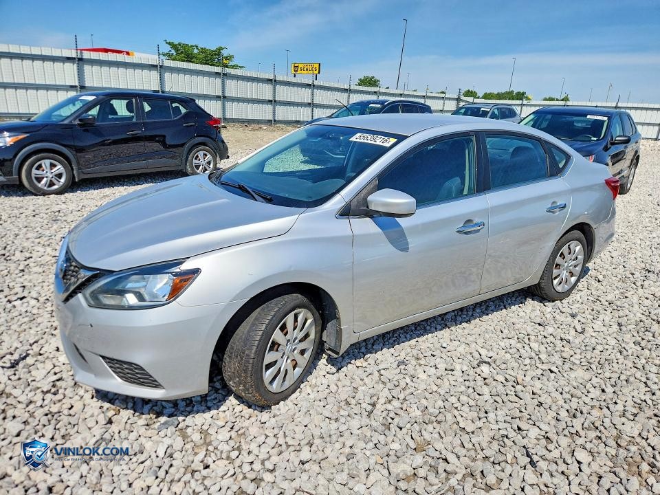 2016 NISSAN SENTRA SV – Lot 55639216 auction photo
