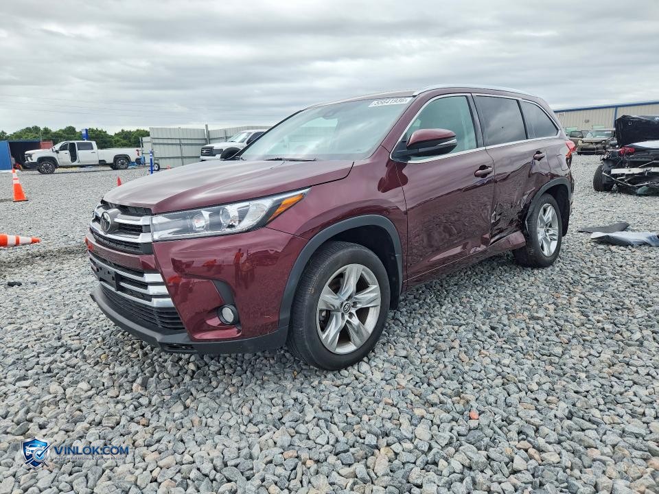 2017 TOYOTA HIGHLANDER LIMITED – Lot 55641936 auction photo
