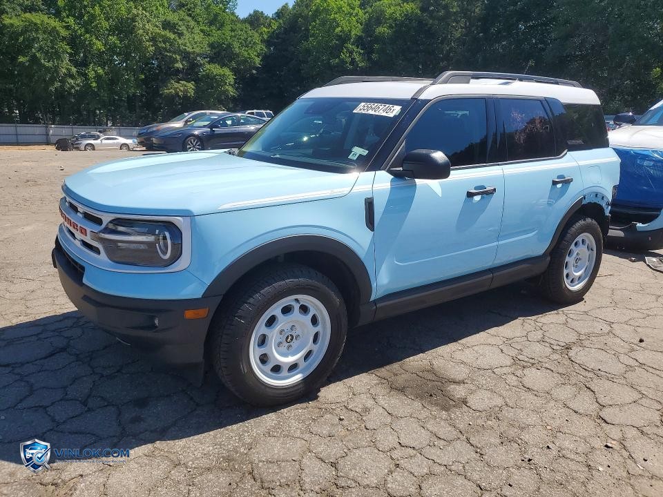 2024 FORD BRONCO SPORT HERITAGE – Lot 55646746 auction photo