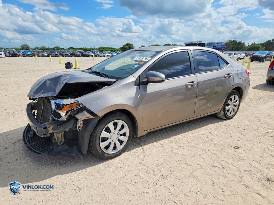 2015 TOYOTA COROLLA LE – Lot 55649446 auction photo