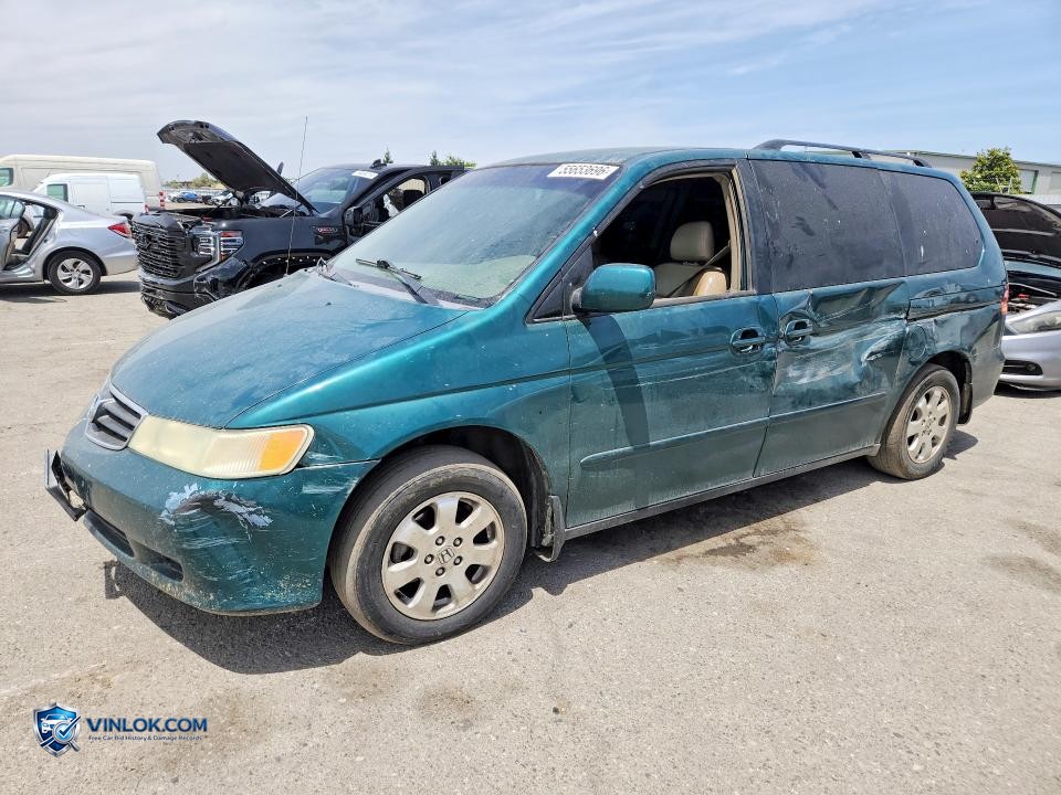 2002 HONDA ODYSSEY EX – Lot 55653696 auction photo