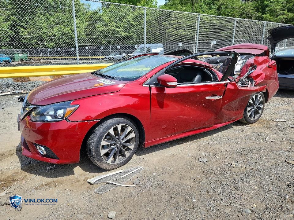2019 NISSAN SENTRA SR – Lot 55653796 auction photo
