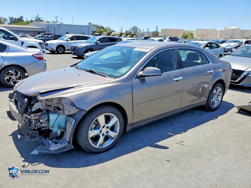 2012 CHEVROLET MALIBU 2LT – Lot 55655386 auction photo