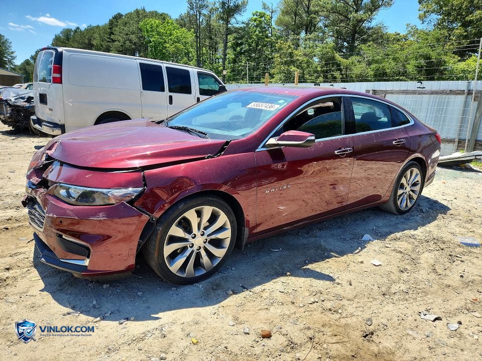 2016 CHEVROLET MALIBU PREMIER – Lot 55657436 auction photo