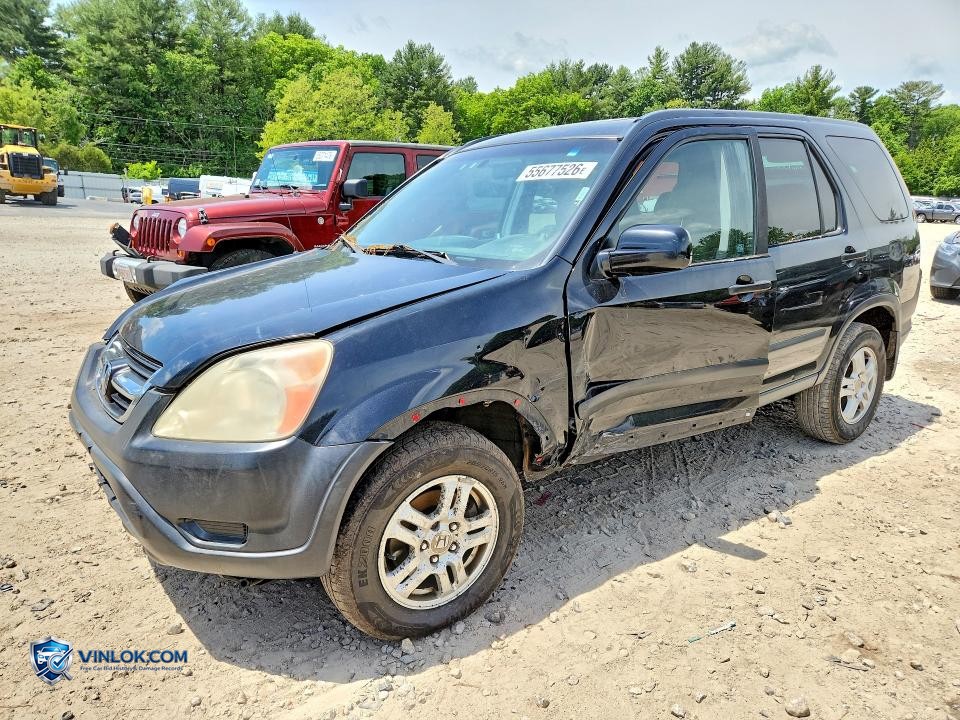 2003 HONDA CR-V EX – Lot 55677526 auction photo