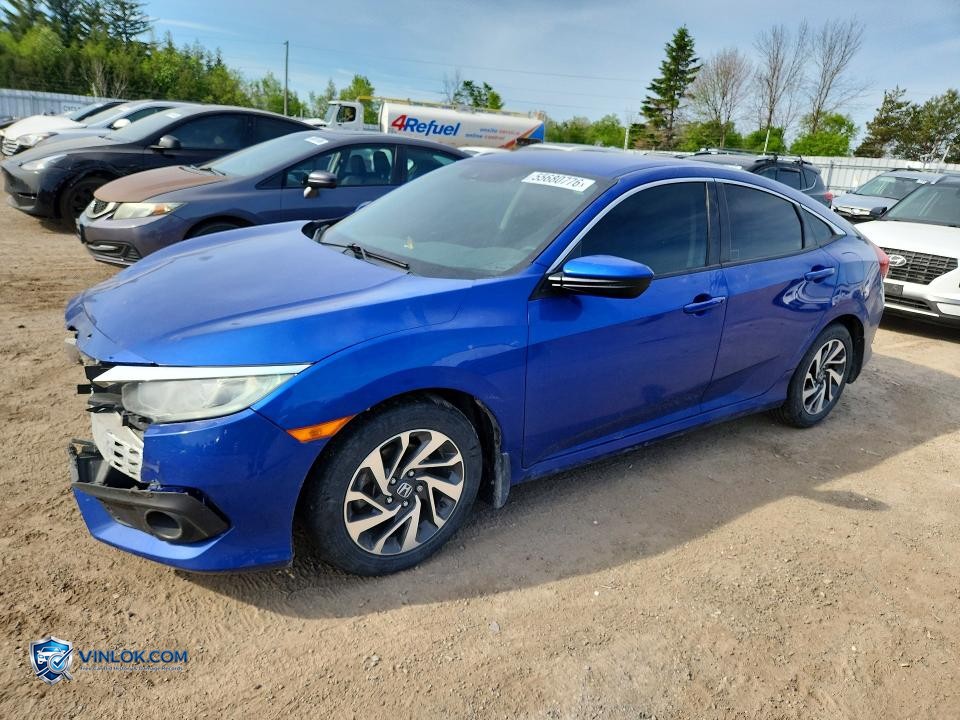 2018 HONDA CIVIC LX – Lot 55680776 auction photo