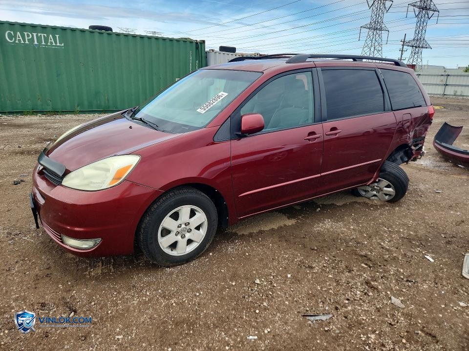 2004 TOYOTA SIENNA XLE 7 PASSENGER – Lot 55682896 auction photo