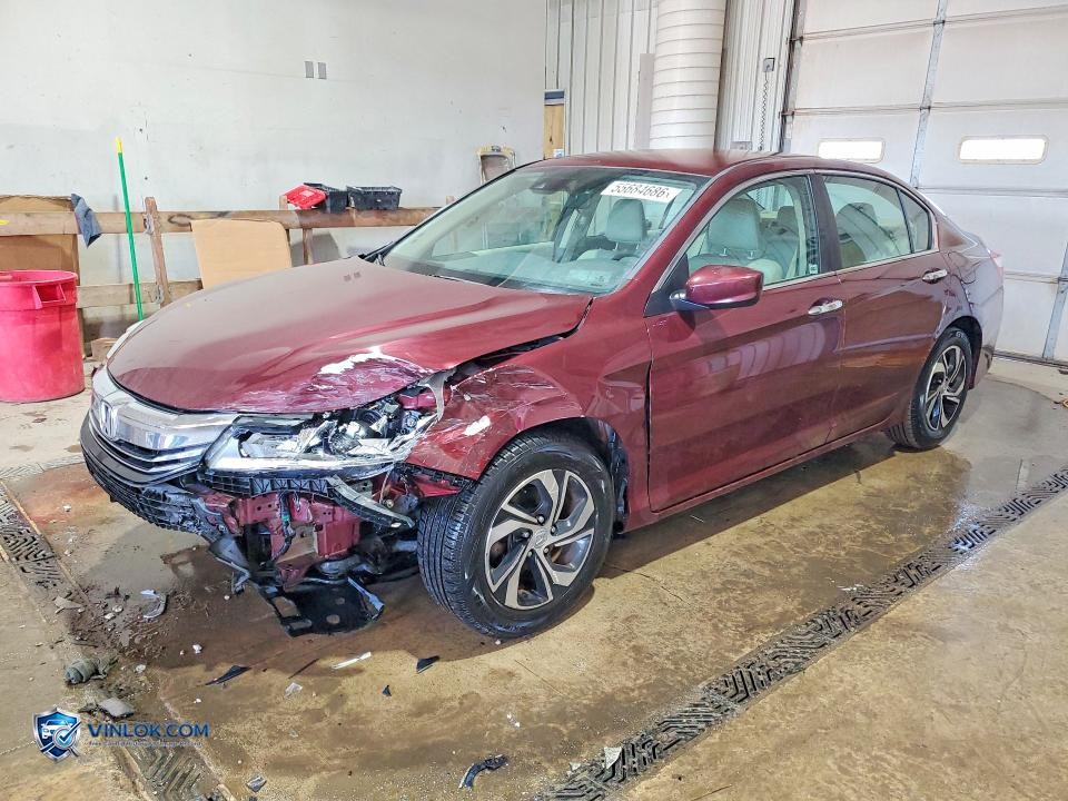 2016 HONDA ACCORD LX – Lot 55684686 auction photo