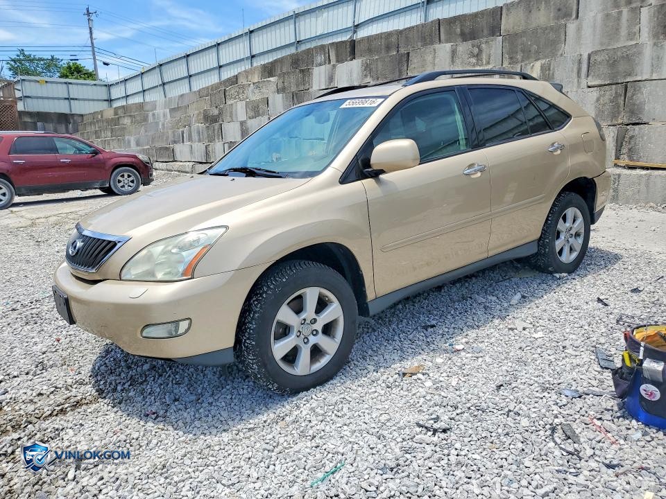 2009 LEXUS RX 350 – Lot 55699816 auction photo