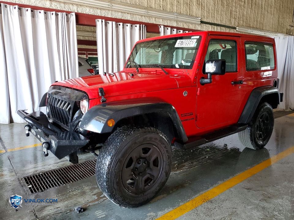 2017 JEEP WRANGLER SPORT – Lot 55700956 auction photo