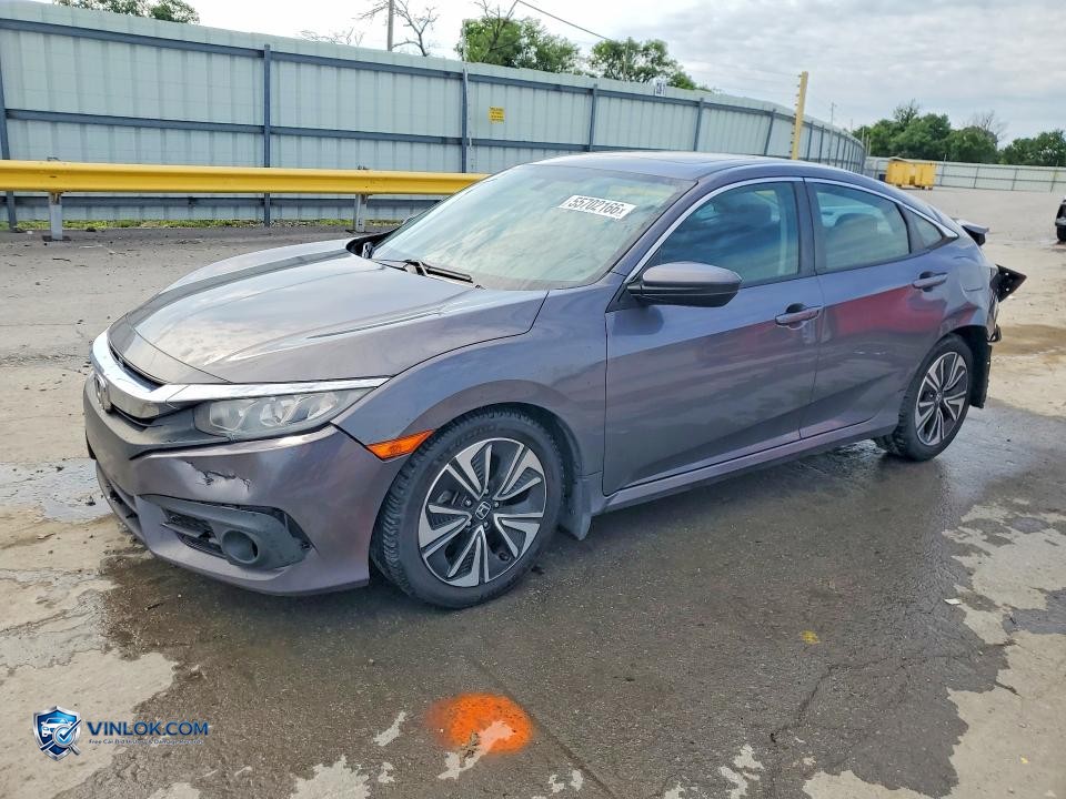 2017 HONDA CIVIC EX – Lot 55702166 auction photo
