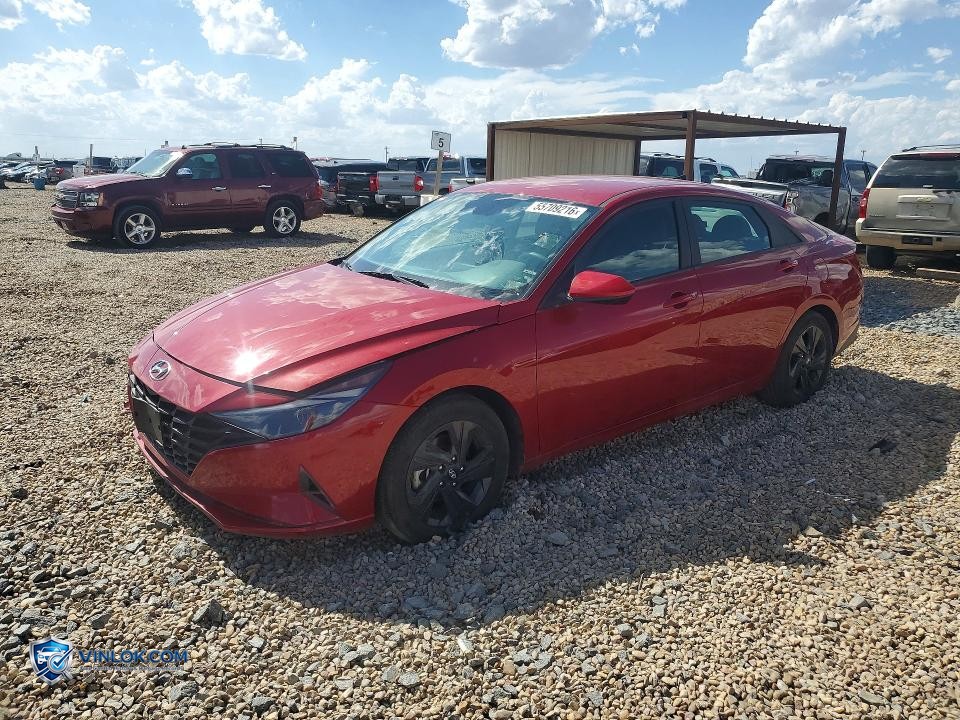2023 HYUNDAI ELANTRA BLUE – Lot 55709216 auction photo