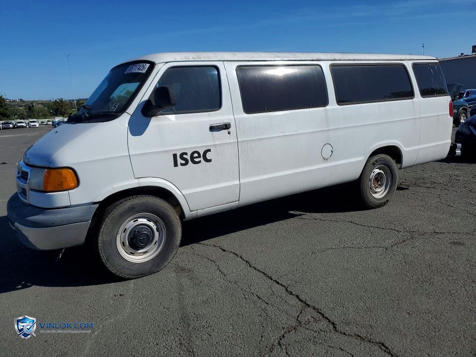 2000 DODGE RAM WAGON B3500 – Lot 55717426 auction photo