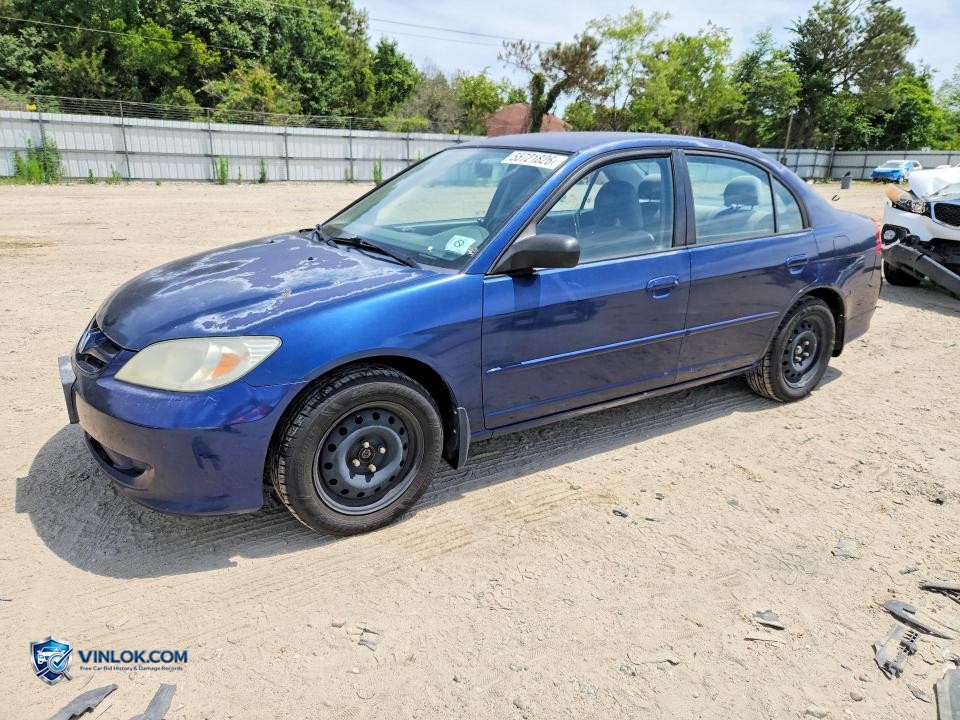 2004 HONDA CIVIC LX – Lot 55721826 auction photo
