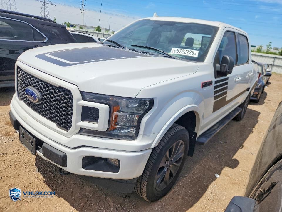 2018 FORD F150 SUPERCREW – Lot 55722726 auction photo
