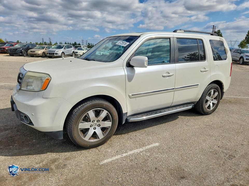2015 HONDA PILOT TOURING – Lot 55725516 auction photo