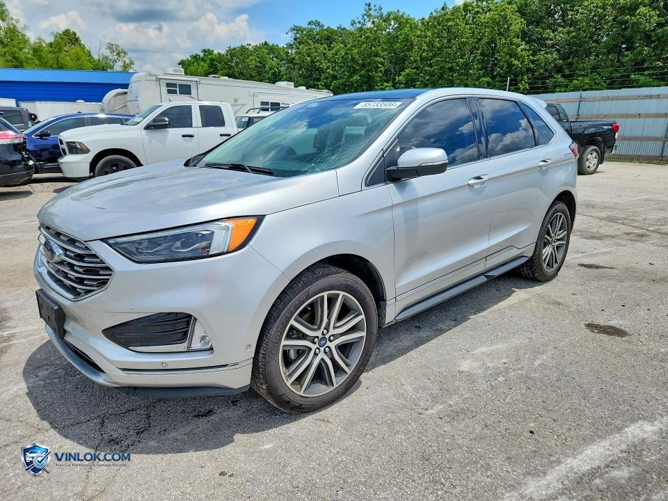 2019 FORD EDGE TITANIUM – Lot 55733506 auction photo