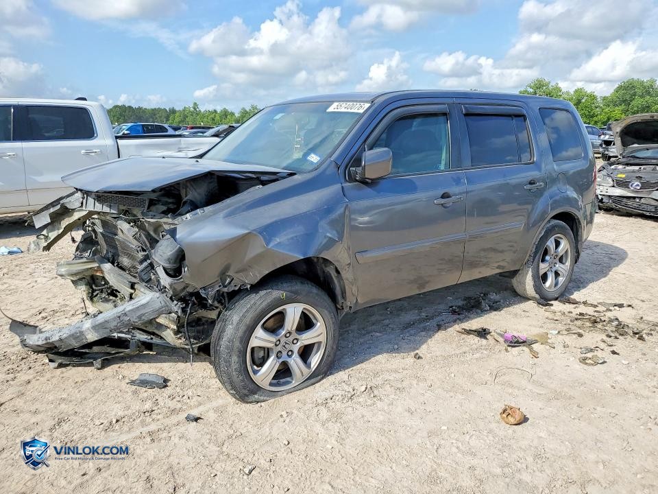 2012 HONDA PILOT EXL – Lot 55740076 auction photo