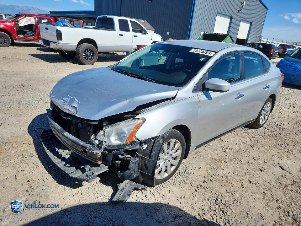 2013 NISSAN SENTRA S – Lot 55740406 auction photo
