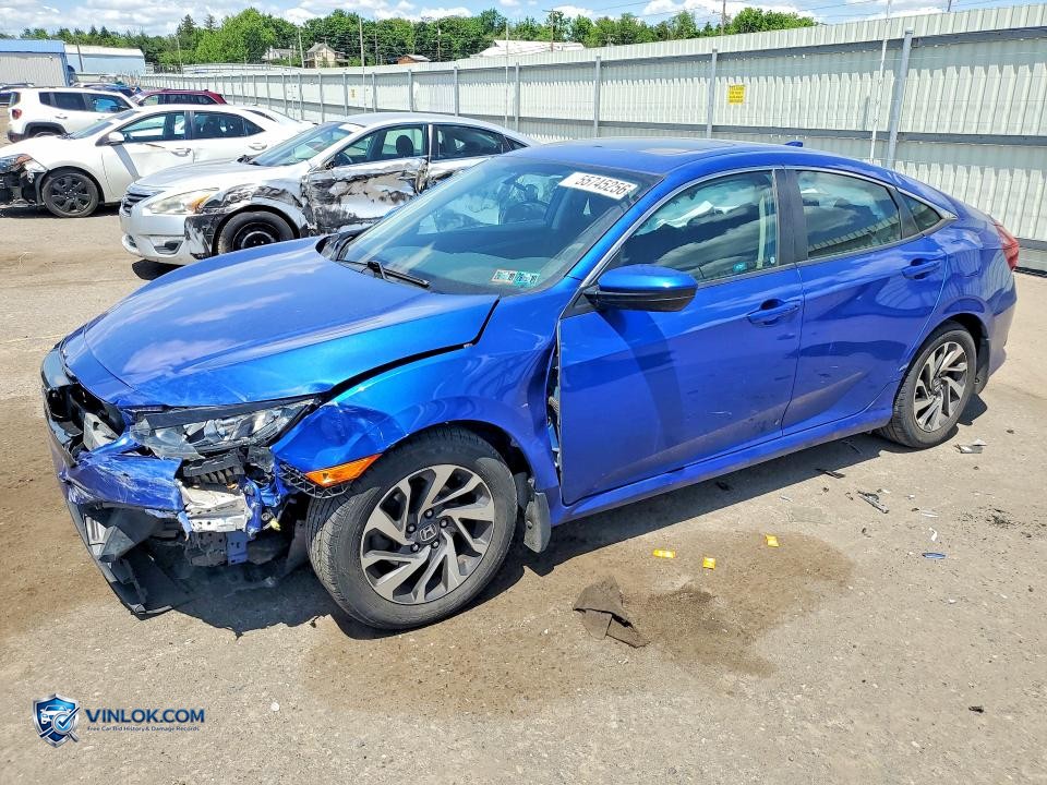 2018 HONDA CIVIC EX – Lot 55745256 auction photo