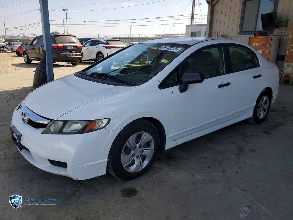 2010 HONDA CIVIC VP – Lot 55748276 auction photo
