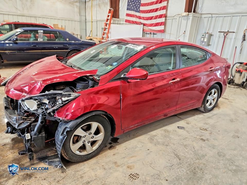 2014 HYUNDAI ELANTRA SE – Lot 55748876 auction photo