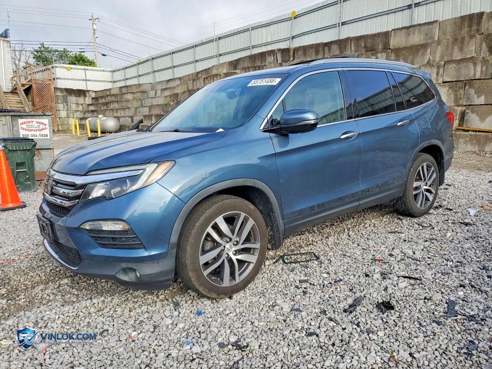 2017 HONDA PILOT TOURING – Lot 55751486 auction photo