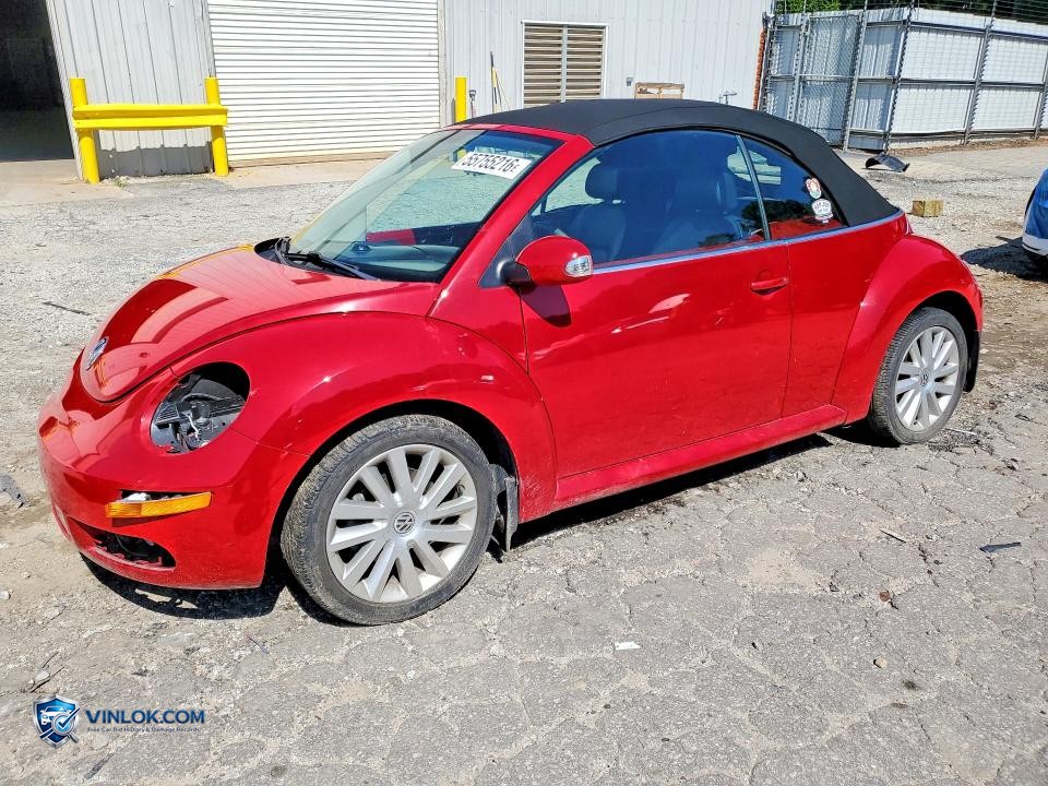 2008 VOLKSWAGEN NEW BEETLE CONVERTIBLE SE – Lot 55755216 auction photo