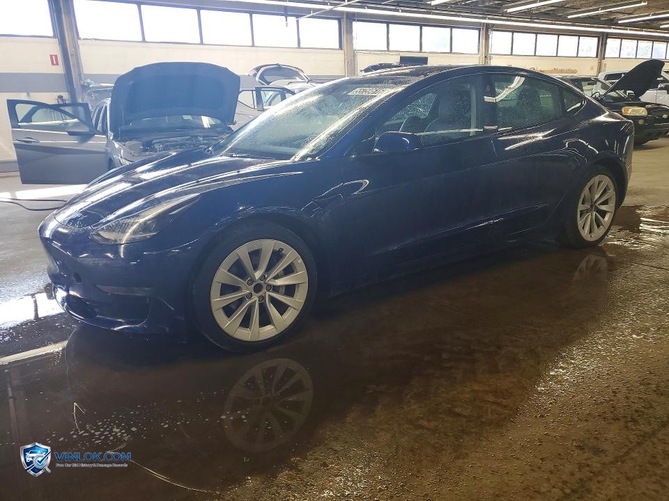 2022 TESLA MODEL 3 – Lot 55759616 auction photo