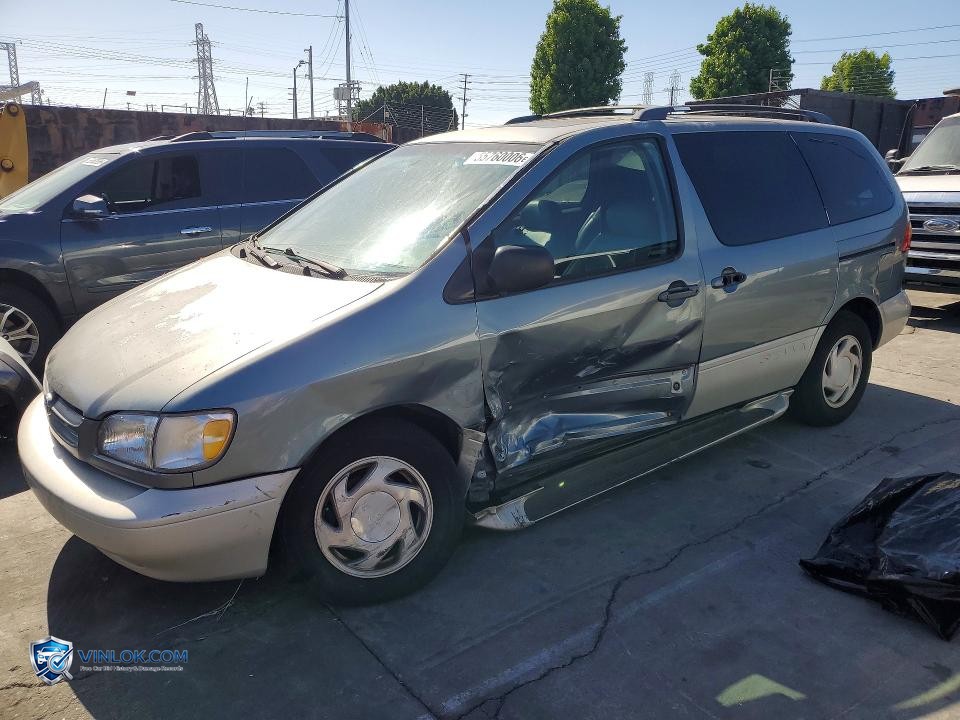 2000 TOYOTA SIENNA XLE – Lot 55760006 auction photo