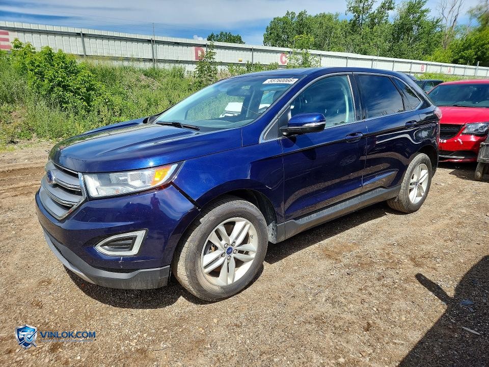 2016 FORD EDGE SEL – Lot 55760066 auction photo