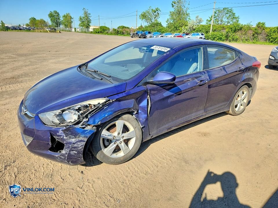 2013 HYUNDAI ELANTRA GLS – Lot 55761016 auction photo